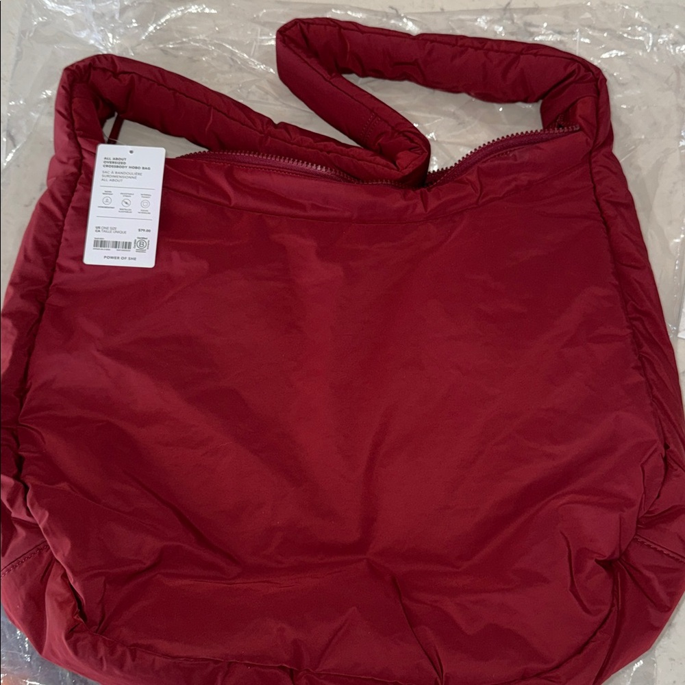 All About Oversized Crossbody Hobo Bag